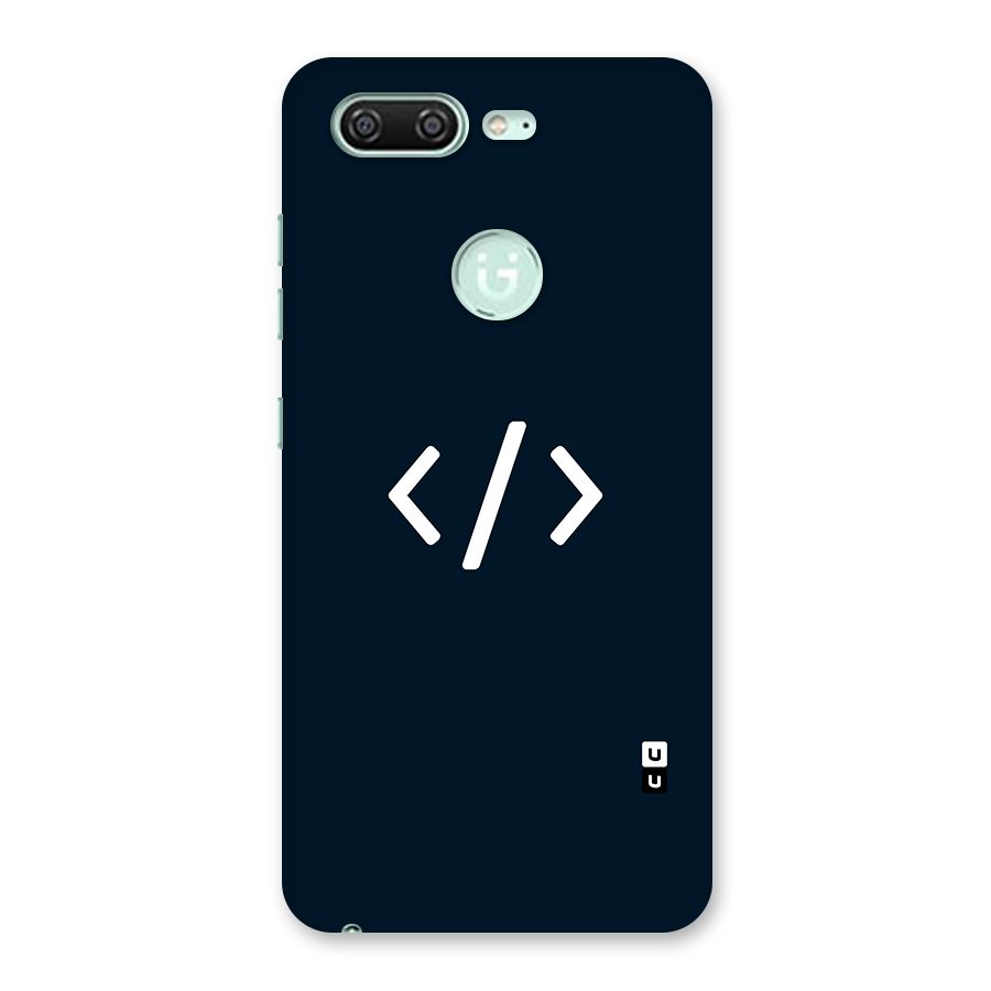 Programmers Style Symbol Back Case for Gionee S10