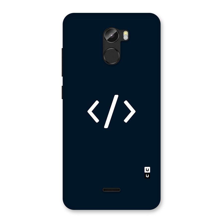 Programmers Style Symbol Back Case for Gionee X1