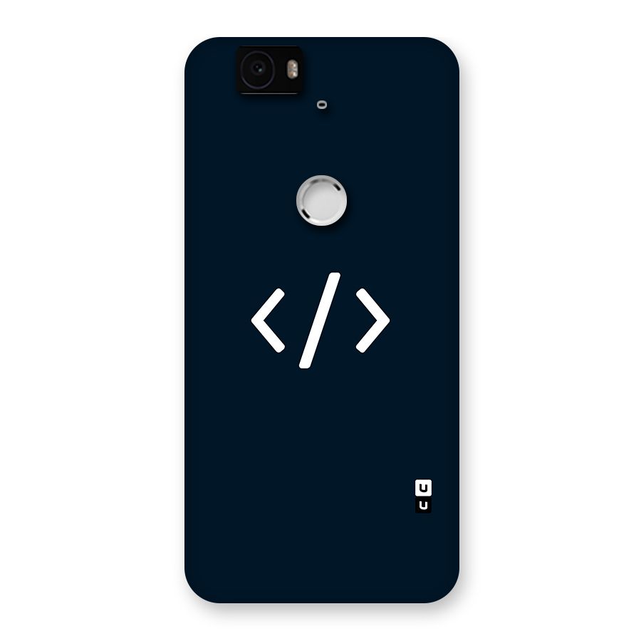 Programmers Style Symbol Back Case for Google Nexus-6P