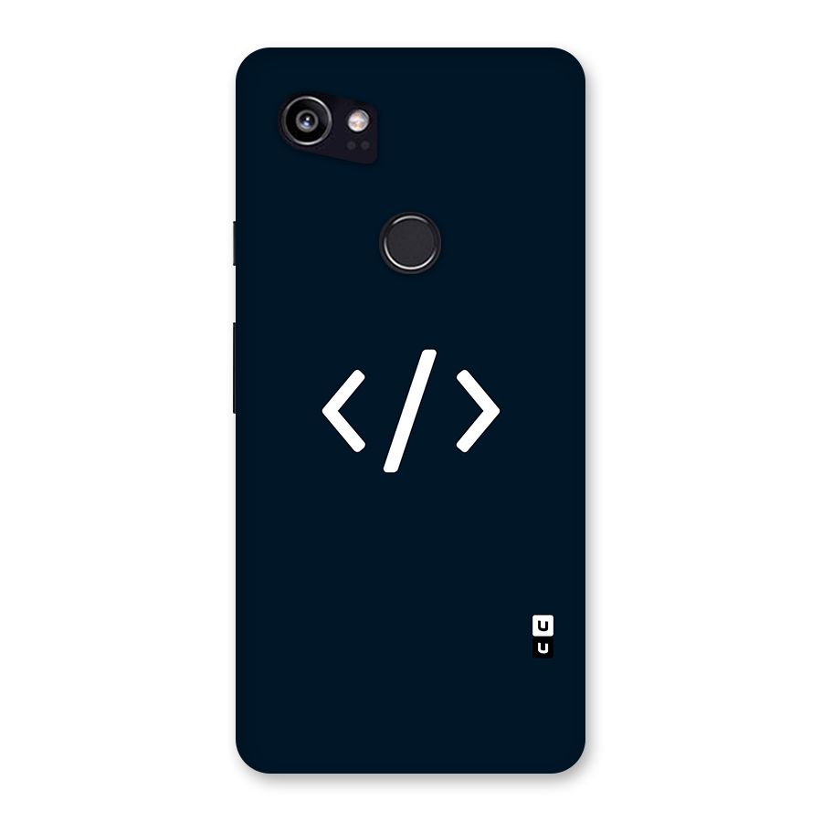 Programmers Style Symbol Back Case for Google Pixel 2 XL
