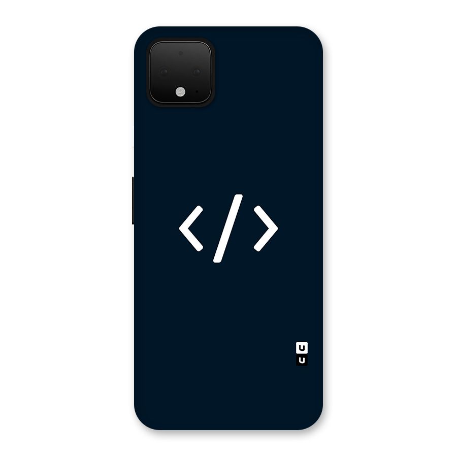 Programmers Style Symbol Back Case for Google Pixel 4 XL