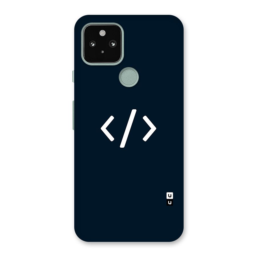 Programmers Style Symbol Back Case for Google Pixel 5