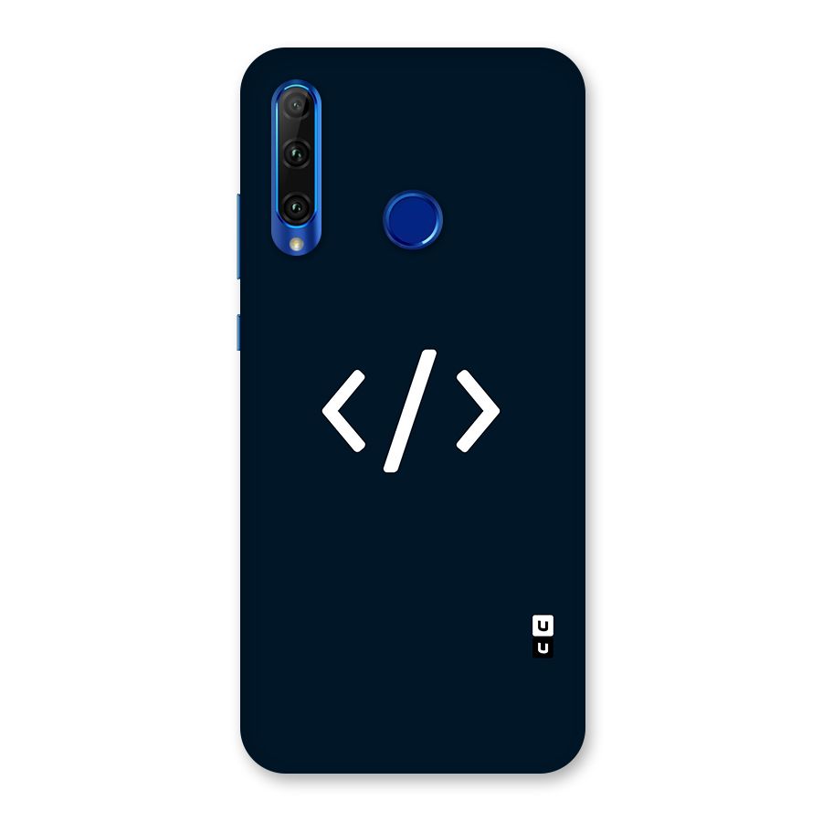 Programmers Style Symbol Back Case for Honor 20i