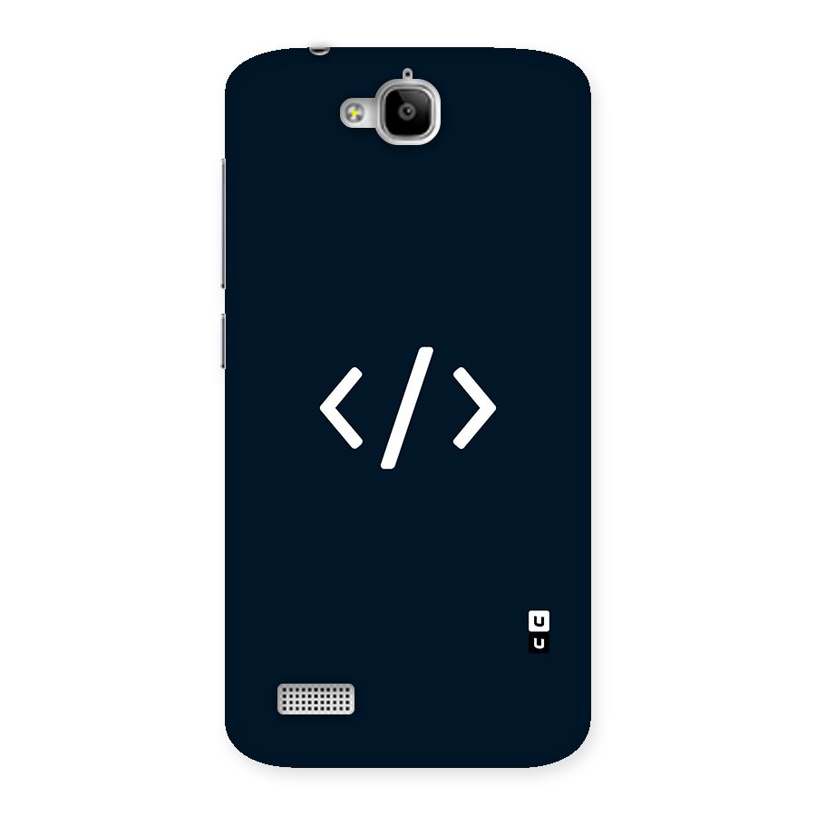 Programmers Style Symbol Back Case for Honor Holly