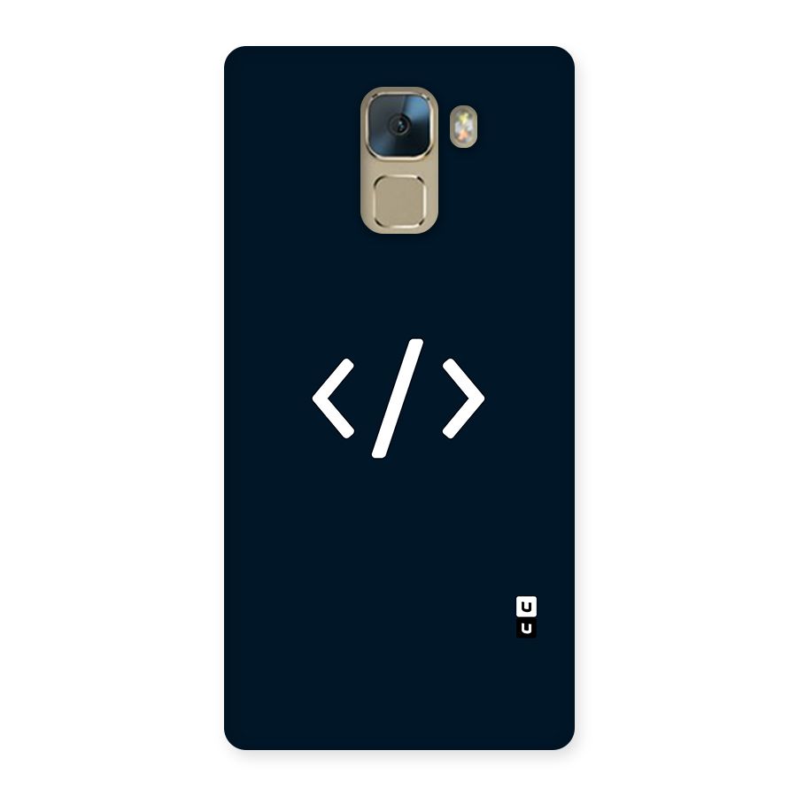 Programmers Style Symbol Back Case for Huawei Honor 7