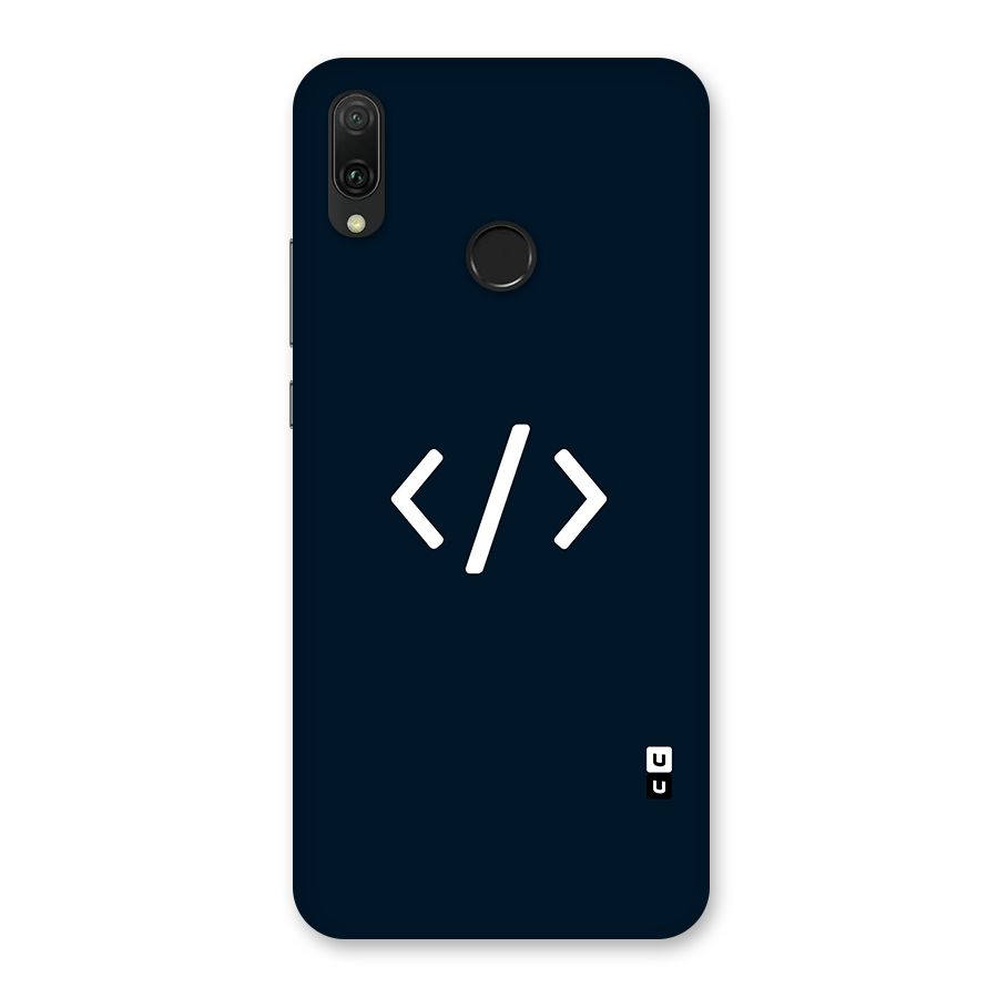 Programmers Style Symbol Back Case for Huawei Y9 (2019)
