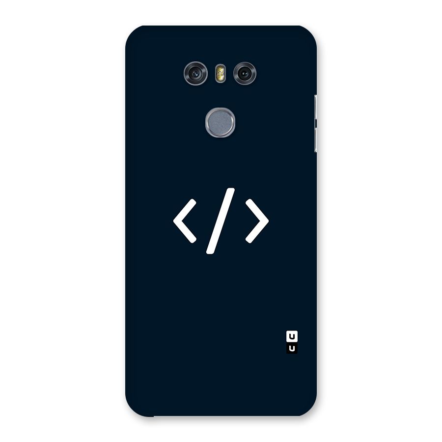 Programmers Style Symbol Back Case for LG G6