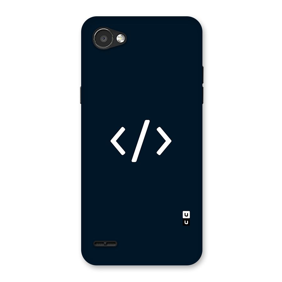 Programmers Style Symbol Back Case for LG Q6