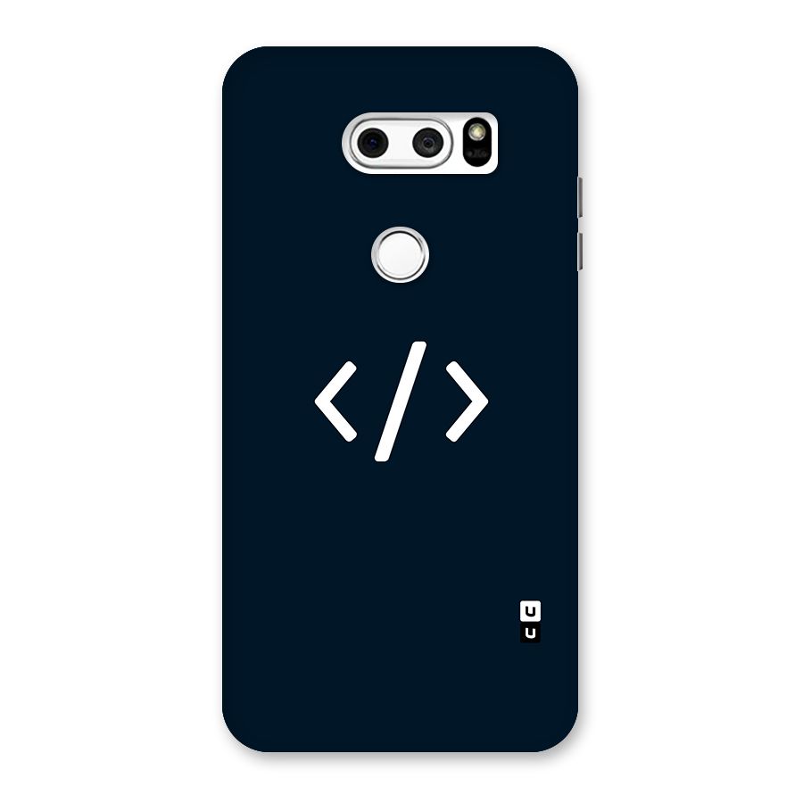Programmers Style Symbol Back Case for LG V30