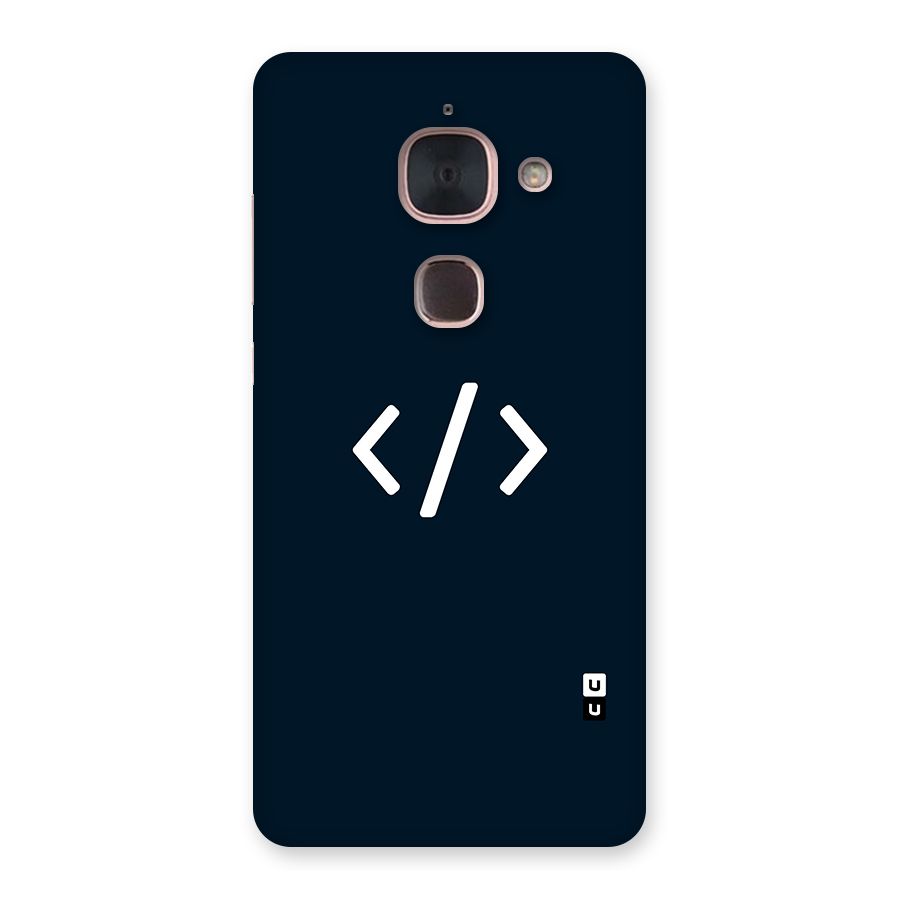 Programmers Style Symbol Back Case for Le Max 2