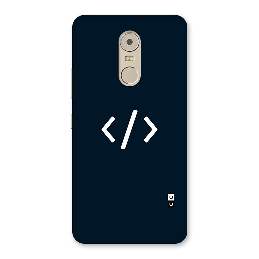 Programmers Style Symbol Back Case for Lenovo K6 Note