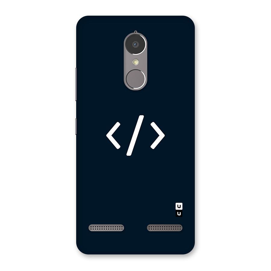Programmers Style Symbol Back Case for Lenovo K6 Power