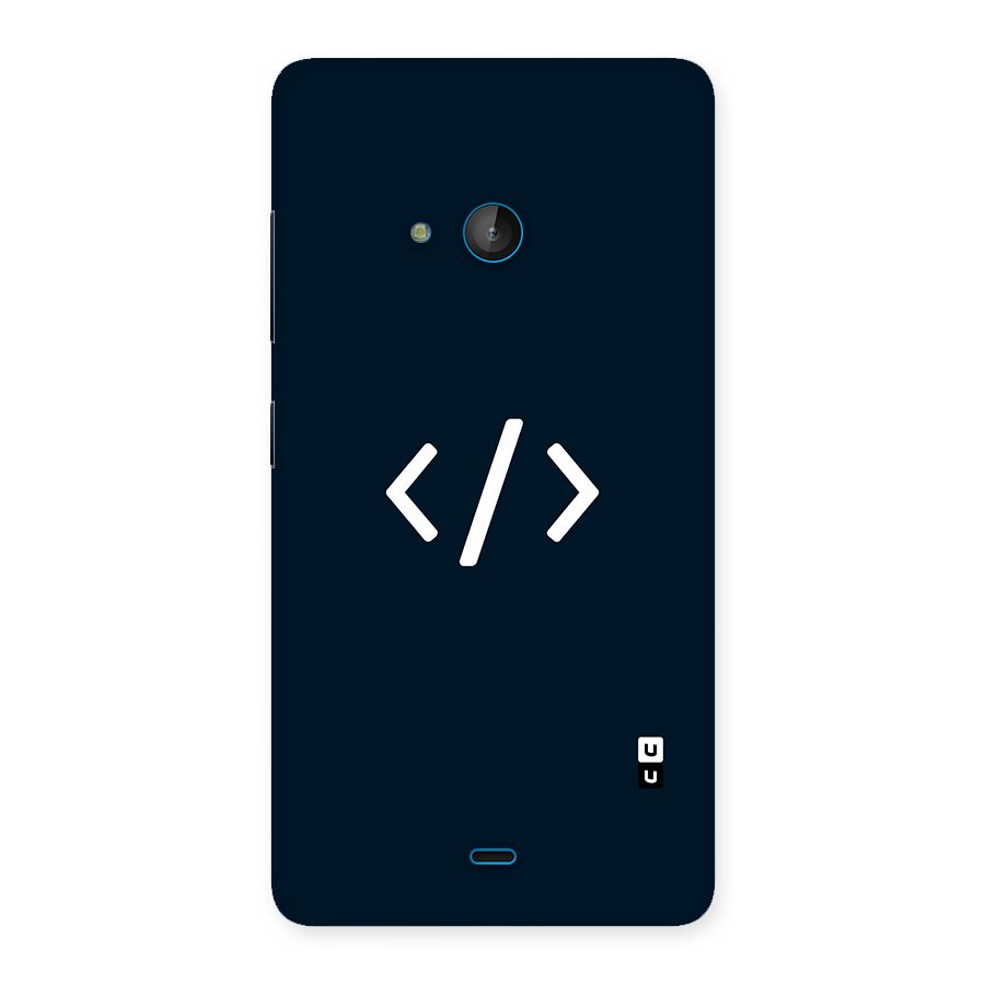 Programmers Style Symbol Back Case for Lumia 540