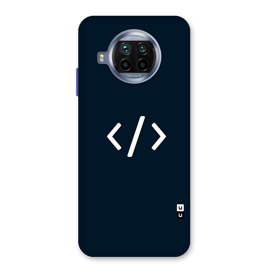 Programmers Style Symbol Glass Back Case for Mi 10i