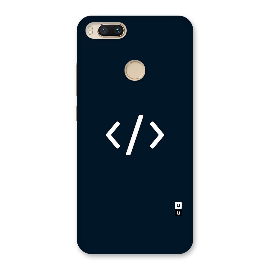 Programmers Style Symbol Back Case for Mi A1