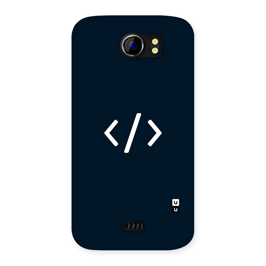 Programmers Style Symbol Back Case for Micromax Canvas 2 A110