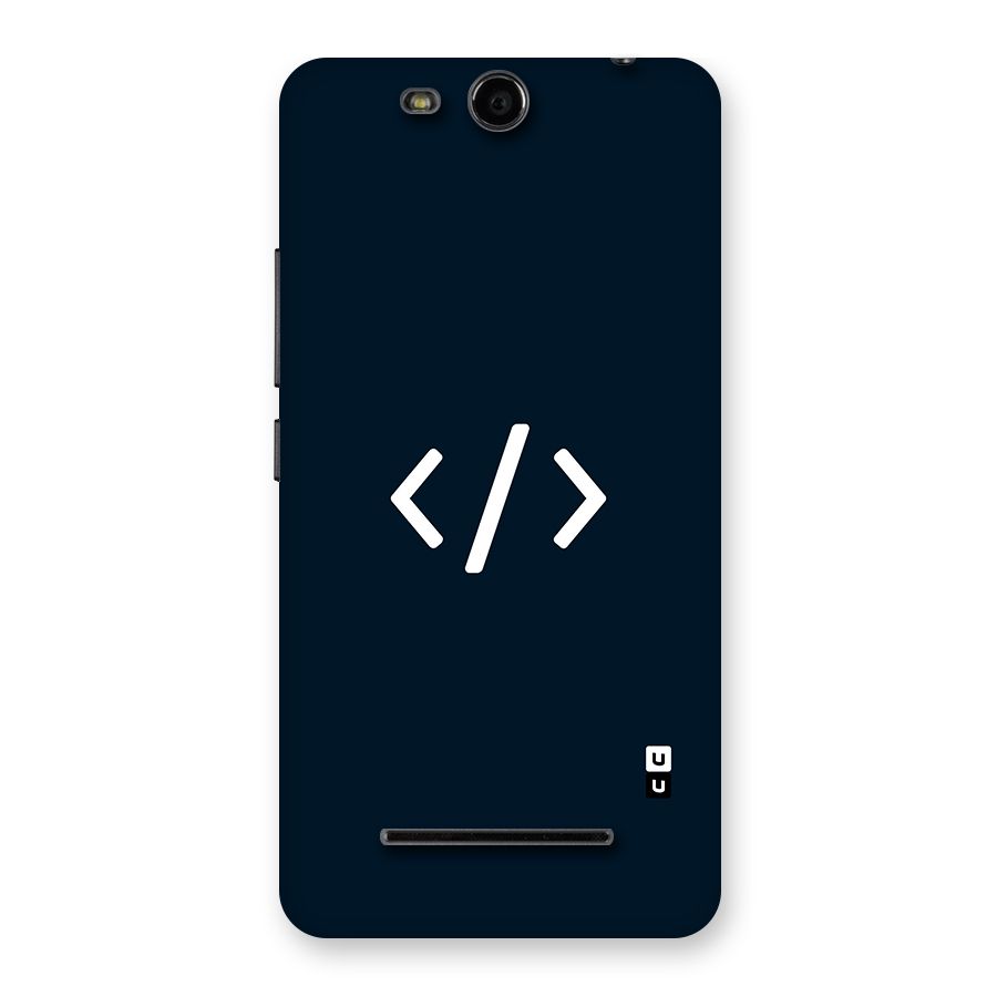 Programmers Style Symbol Back Case for Micromax Canvas Juice 3 Q392