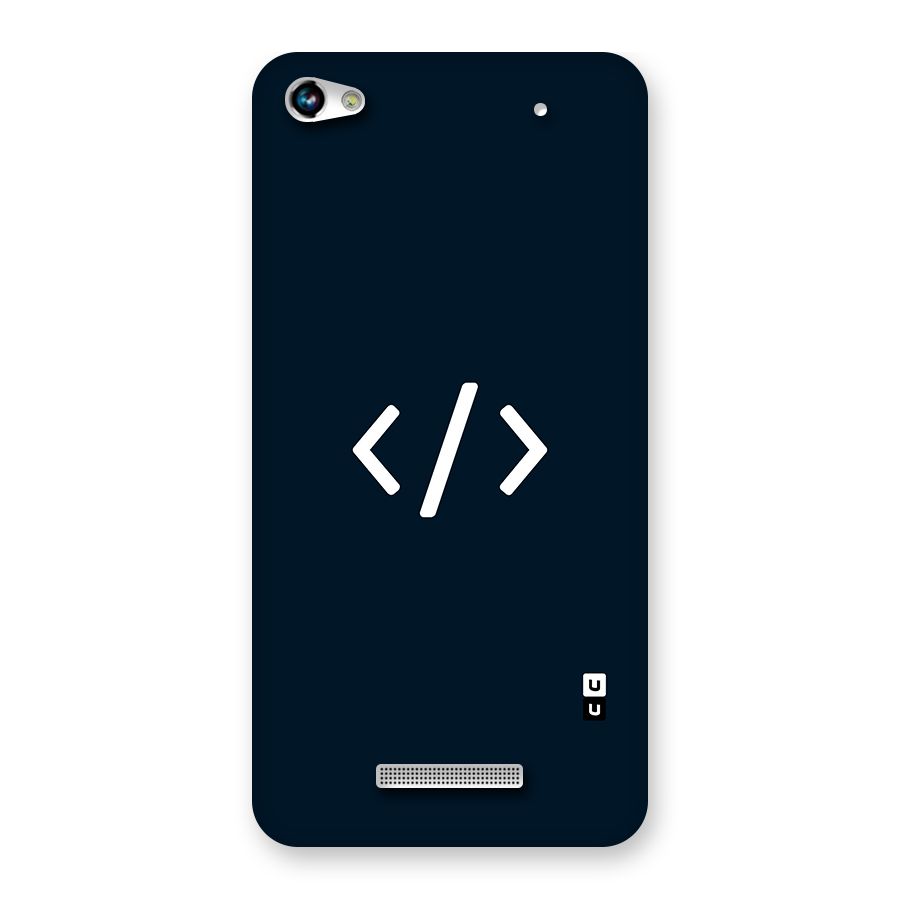 Programmers Style Symbol Back Case for Micromax Hue 2
