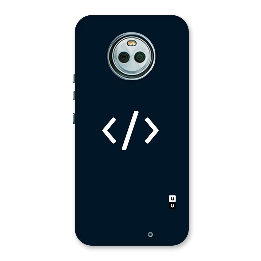 Programmers Style Symbol Back Case for Moto X4