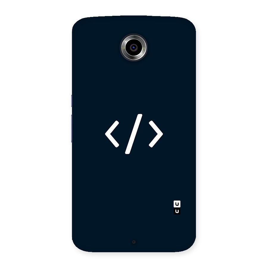 Programmers Style Symbol Back Case for Nexsus 6
