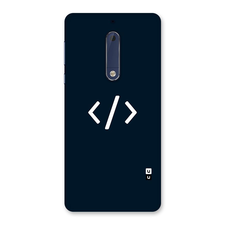 Programmers Style Symbol Back Case for Nokia 5