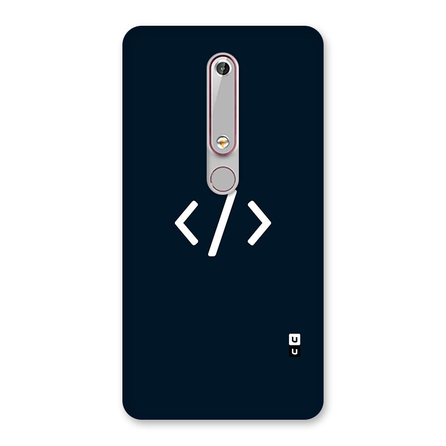 Programmers Style Symbol Back Case for Nokia 6.1