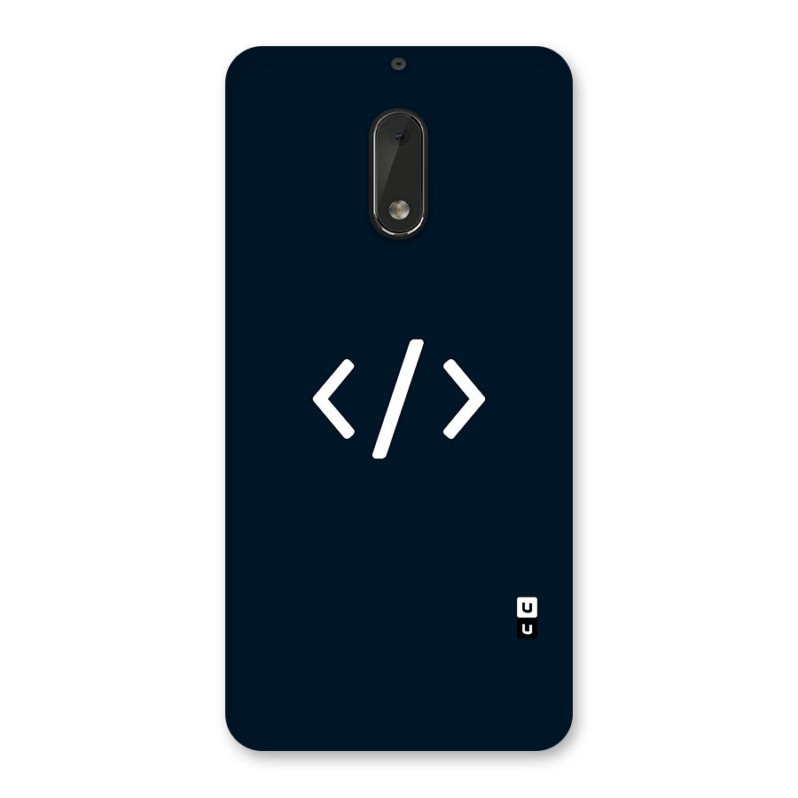 Programmers Style Symbol Back Case for Nokia 6