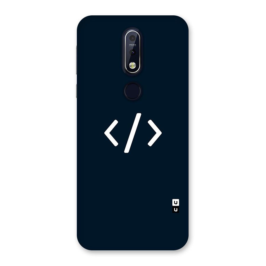 Programmers Style Symbol Back Case for Nokia 7.1