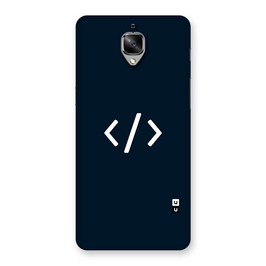 Programmers Style Symbol Back Case for OnePlus 3