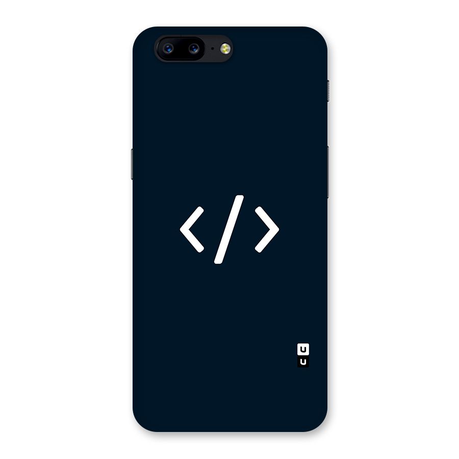 Programmers Style Symbol Back Case for OnePlus 5