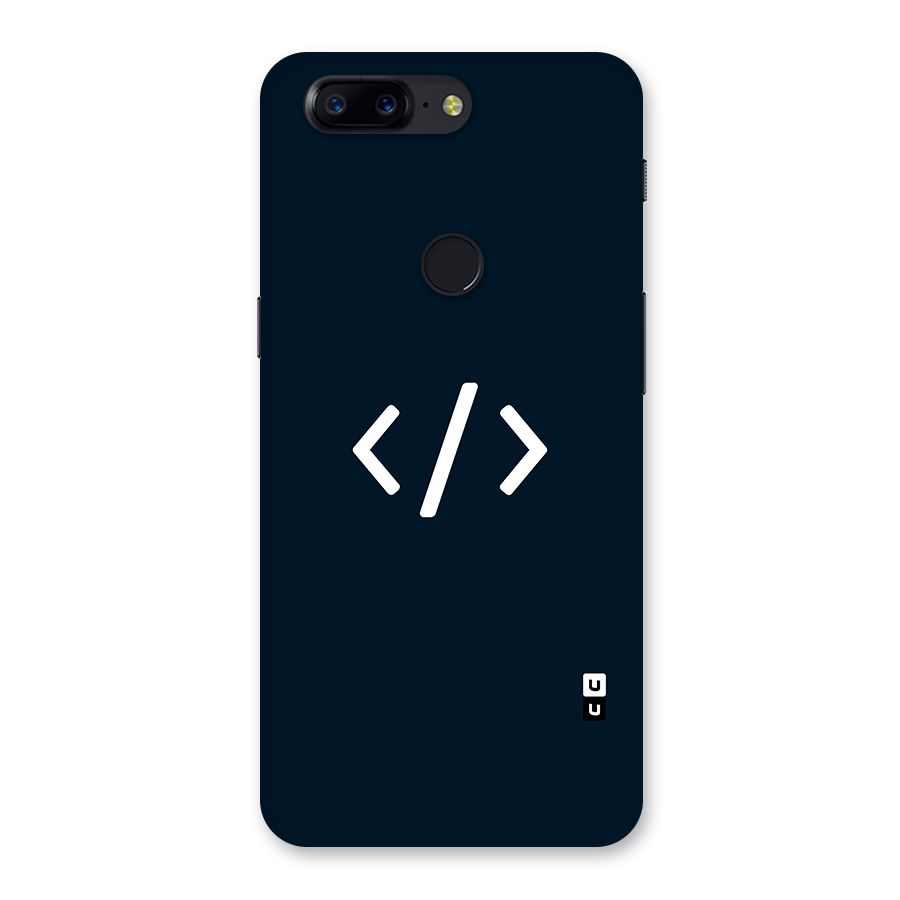 Programmers Style Symbol Back Case for OnePlus 5T