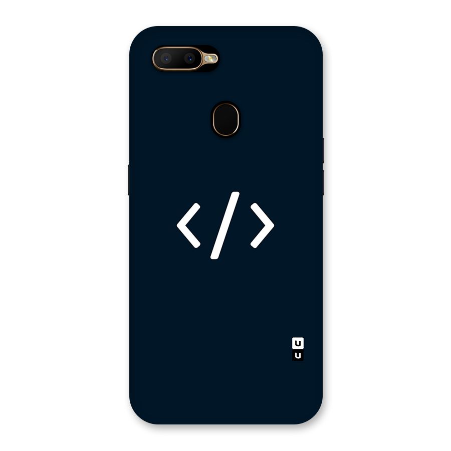 Programmers Style Symbol Back Case for Oppo A5s