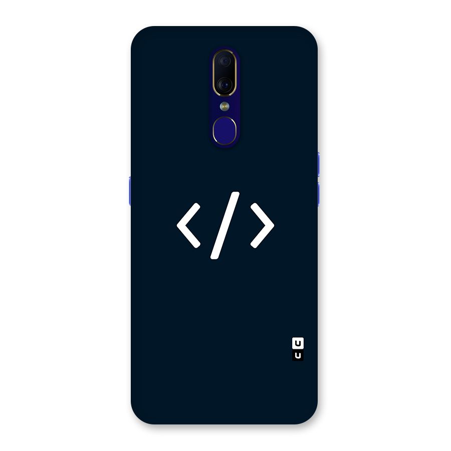 Programmers Style Symbol Back Case for Oppo F11