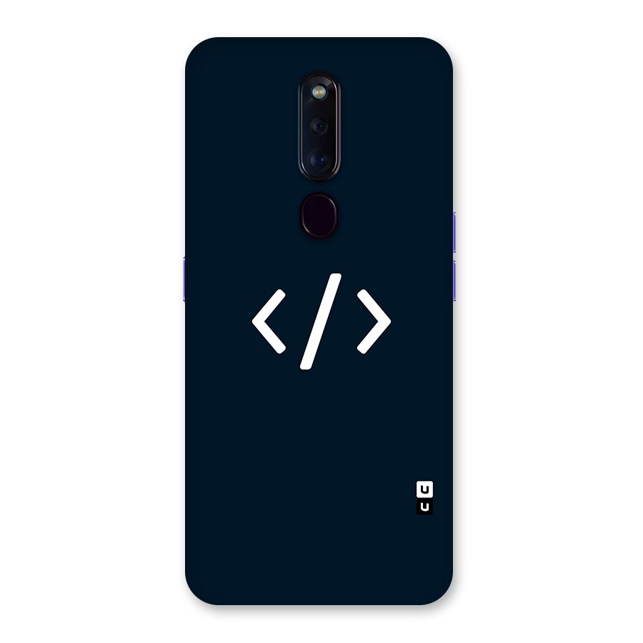 Programmers Style Symbol Back Case for Oppo F11 Pro