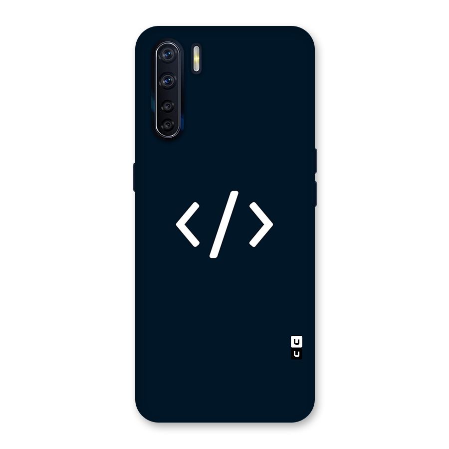 Programmers Style Symbol Back Case for Oppo F15