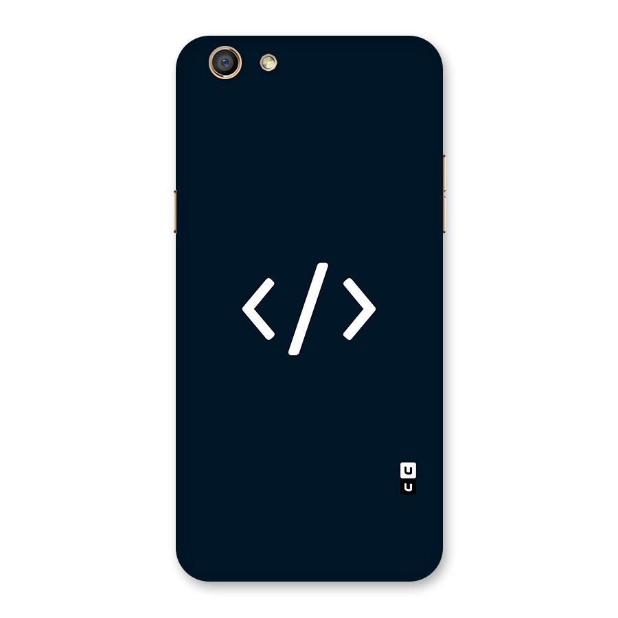 Programmers Style Symbol Back Case for Oppo F3