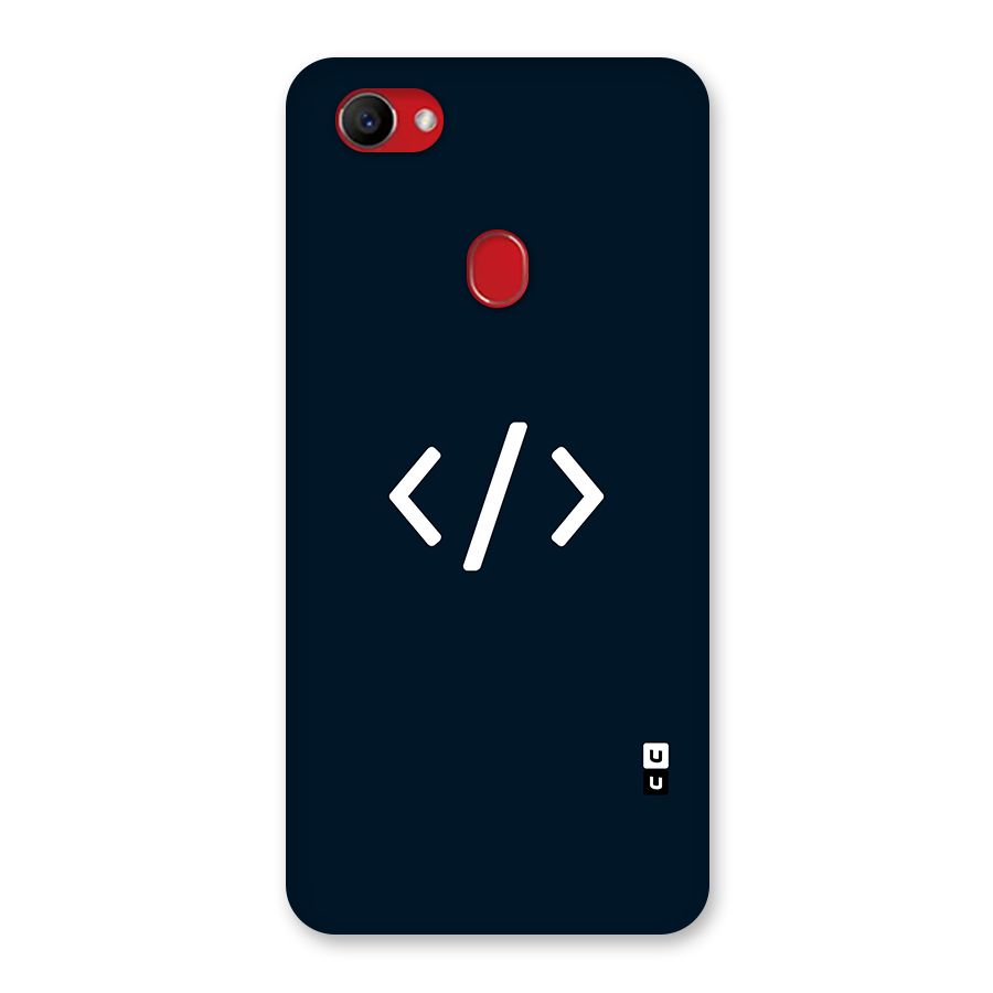 Programmers Style Symbol Back Case for Oppo F7