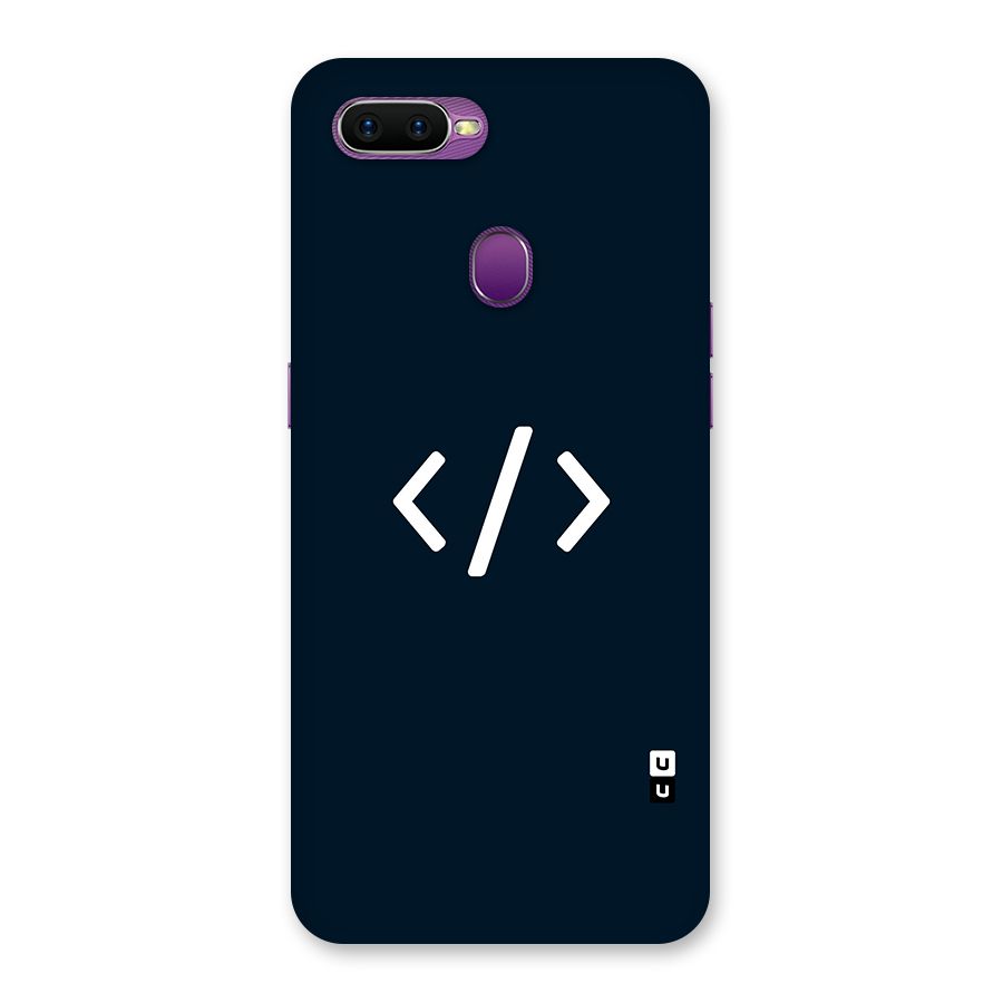 Programmers Style Symbol Back Case for Oppo F9