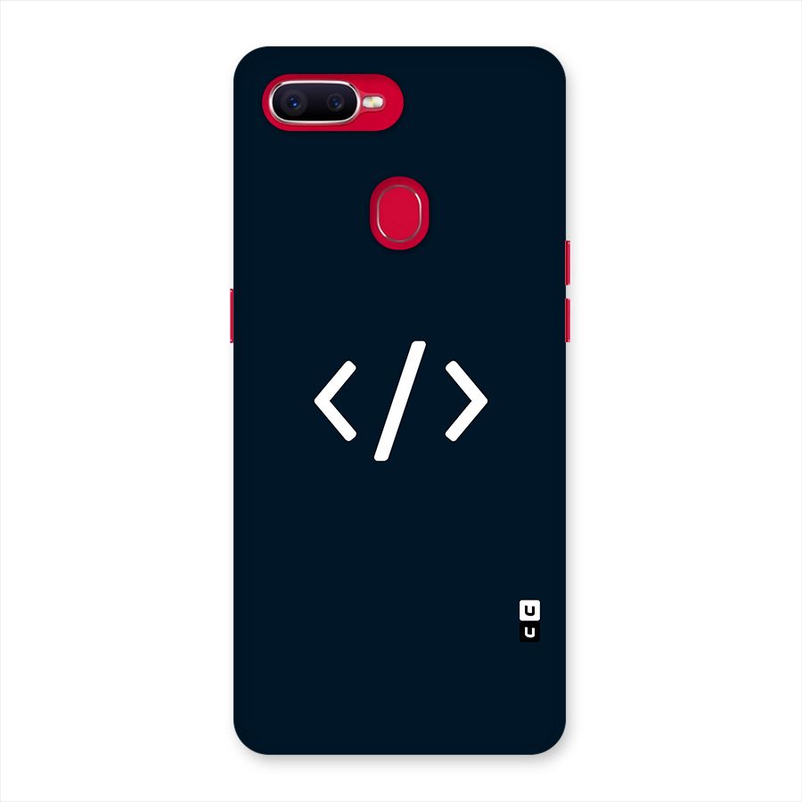 Programmers Style Symbol Back Case for Oppo F9 Pro