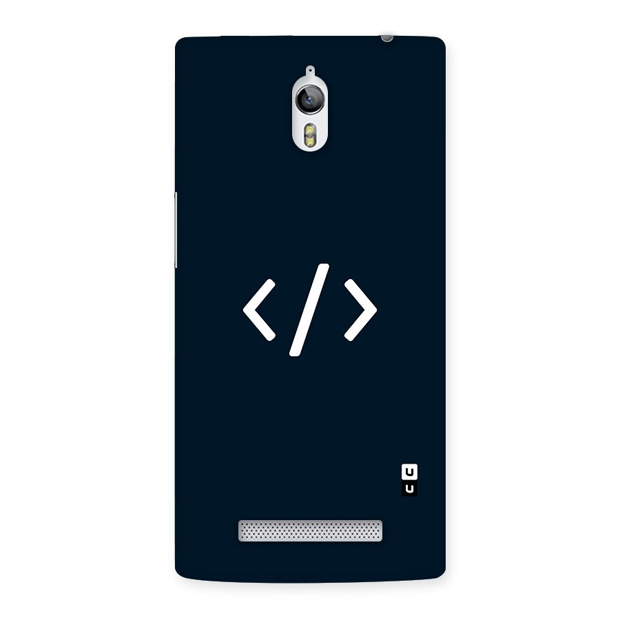 Programmers Style Symbol Back Case for Oppo Find 7