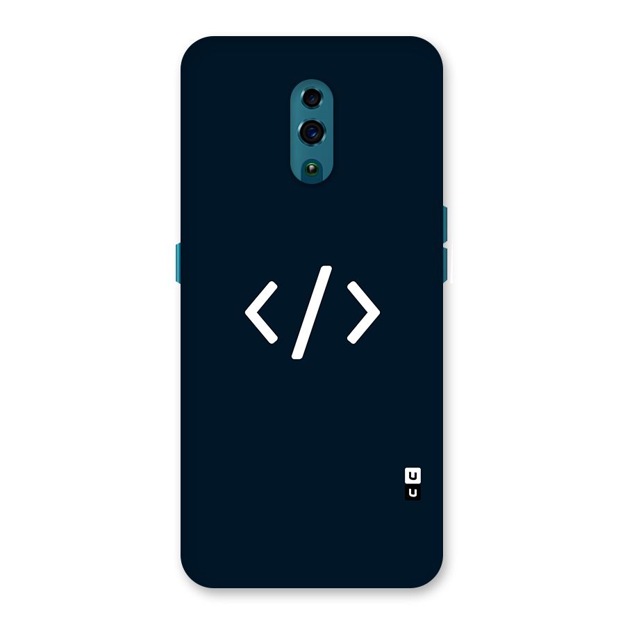 Programmers Style Symbol Back Case for Oppo Reno