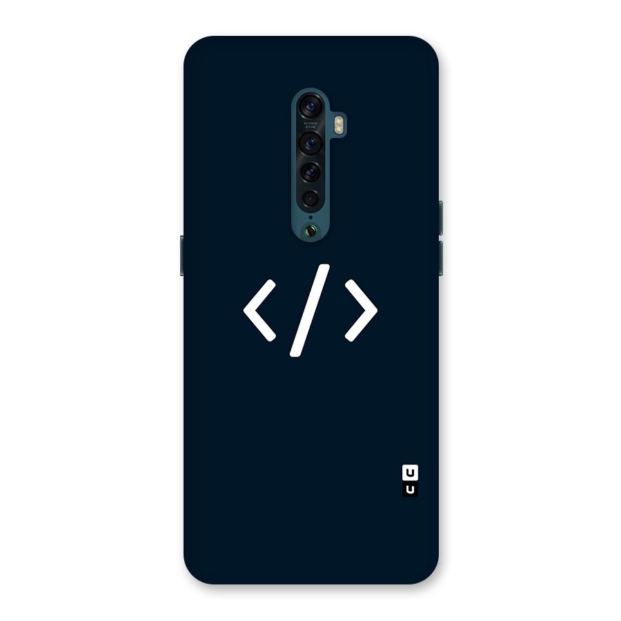 Programmers Style Symbol Back Case for Oppo Reno2