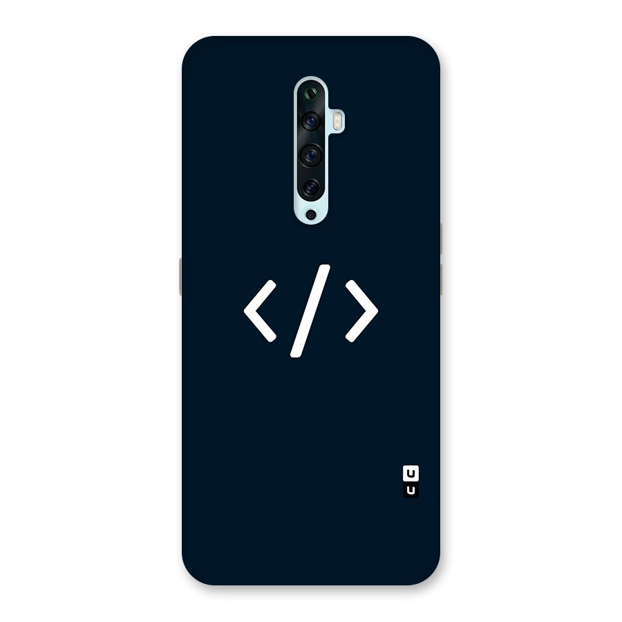 Programmers Style Symbol Back Case for Oppo Reno2 Z