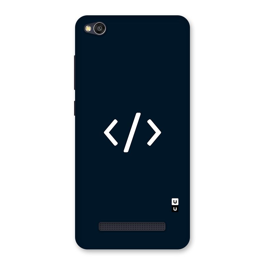 Programmers Style Symbol Back Case for Redmi 4A