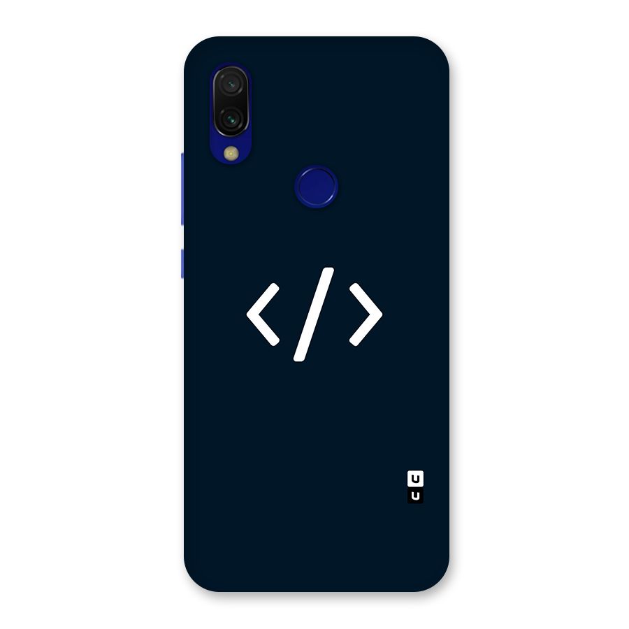 Programmers Style Symbol Back Case for Redmi 7