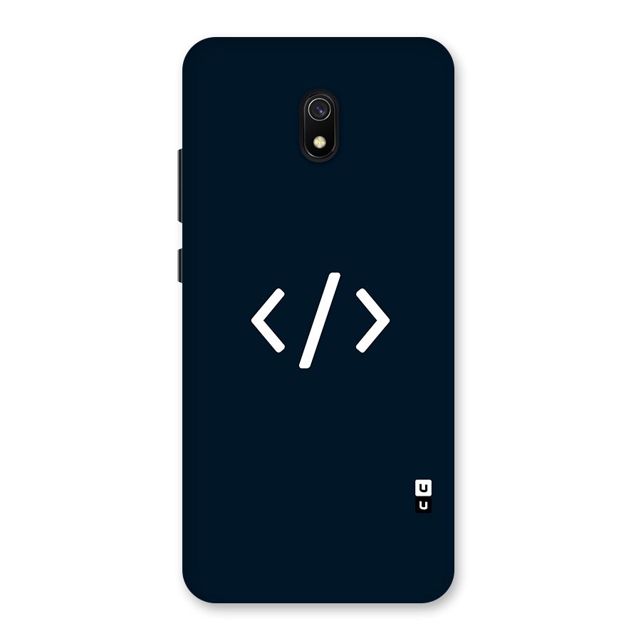 Programmers Style Symbol Back Case for Redmi 8A