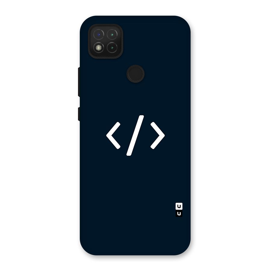 Programmers Style Symbol Back Case for Redmi 9C