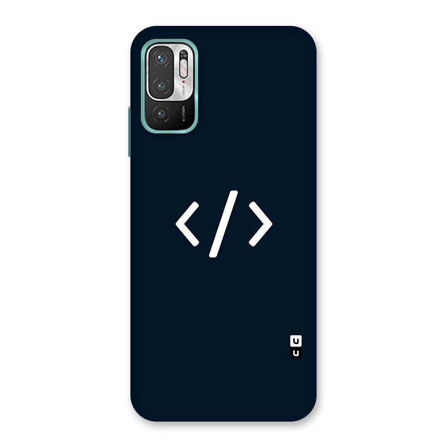 Programmers Style Symbol Back Case for Redmi Note 10T 5G