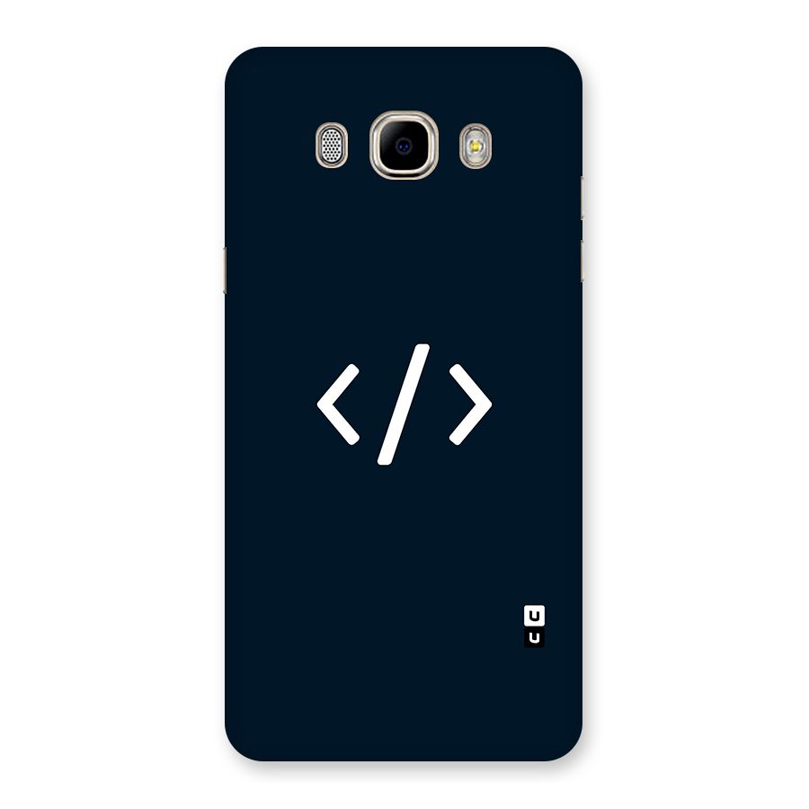 Programmers Style Symbol Back Case for Samsung Galaxy J7 2016
