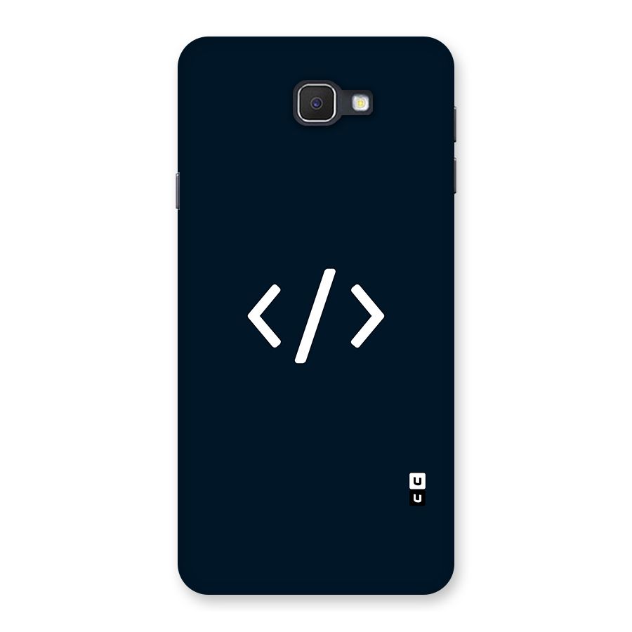 Programmers Style Symbol Back Case for Samsung Galaxy J7 Prime